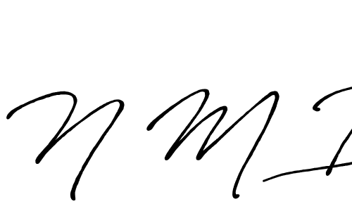 How to make N M B name signature. Use Antro_Vectra_Bolder style for creating short signs online. This is the latest handwritten sign. N M B signature style 7 images and pictures png