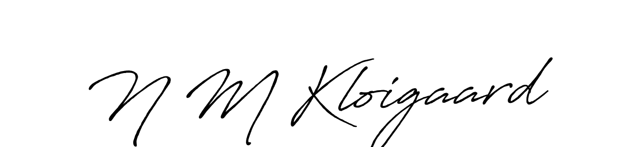 Make a short N M Kloigaard signature style. Manage your documents anywhere anytime using Antro_Vectra_Bolder. Create and add eSignatures, submit forms, share and send files easily. N M Kloigaard signature style 7 images and pictures png