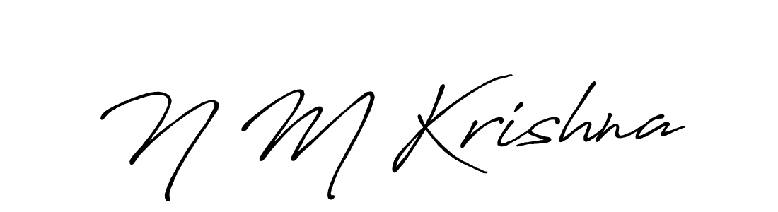 This is the best signature style for the N M Krishna name. Also you like these signature font (Antro_Vectra_Bolder). Mix name signature. N M Krishna signature style 7 images and pictures png