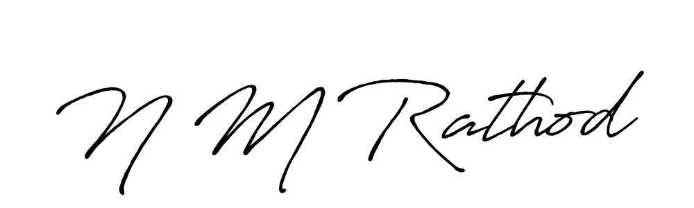 You can use this online signature creator to create a handwritten signature for the name N M Rathod. This is the best online autograph maker. N M Rathod signature style 7 images and pictures png