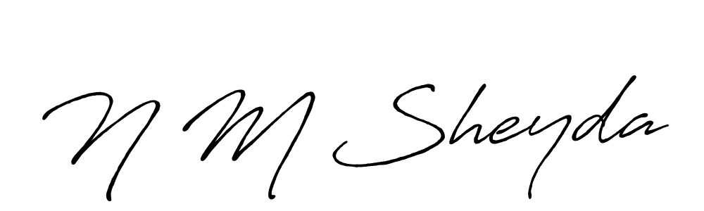 You can use this online signature creator to create a handwritten signature for the name N M Sheyda. This is the best online autograph maker. N M Sheyda signature style 7 images and pictures png