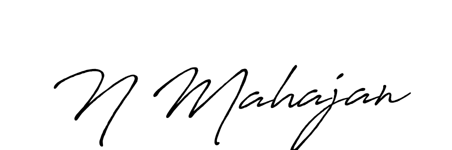 Also You can easily find your signature by using the search form. We will create N Mahajan name handwritten signature images for you free of cost using Antro_Vectra_Bolder sign style. N Mahajan signature style 7 images and pictures png