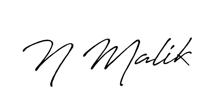 Similarly Antro_Vectra_Bolder is the best handwritten signature design. Signature creator online .You can use it as an online autograph creator for name N Malik. N Malik signature style 7 images and pictures png