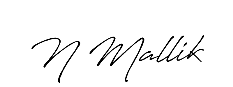 Once you've used our free online signature maker to create your best signature Antro_Vectra_Bolder style, it's time to enjoy all of the benefits that N Mallik name signing documents. N Mallik signature style 7 images and pictures png