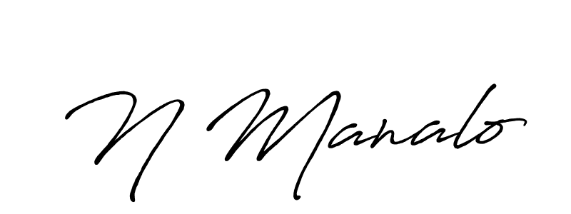 How to Draw N Manalo signature style? Antro_Vectra_Bolder is a latest design signature styles for name N Manalo. N Manalo signature style 7 images and pictures png