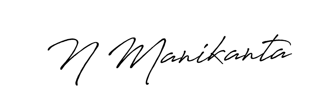 You should practise on your own different ways (Antro_Vectra_Bolder) to write your name (N Manikanta) in signature. don't let someone else do it for you. N Manikanta signature style 7 images and pictures png