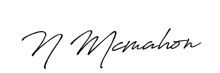 Design your own signature with our free online signature maker. With this signature software, you can create a handwritten (Antro_Vectra_Bolder) signature for name N Mcmahon. N Mcmahon signature style 7 images and pictures png