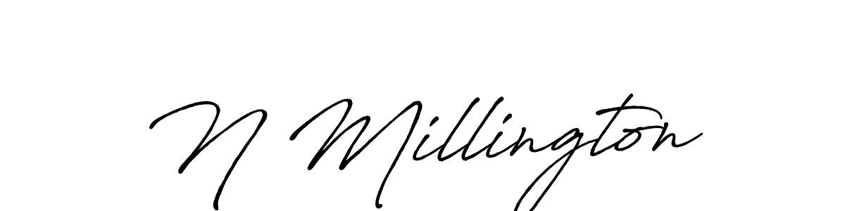 Here are the top 10 professional signature styles for the name N Millington. These are the best autograph styles you can use for your name. N Millington signature style 7 images and pictures png