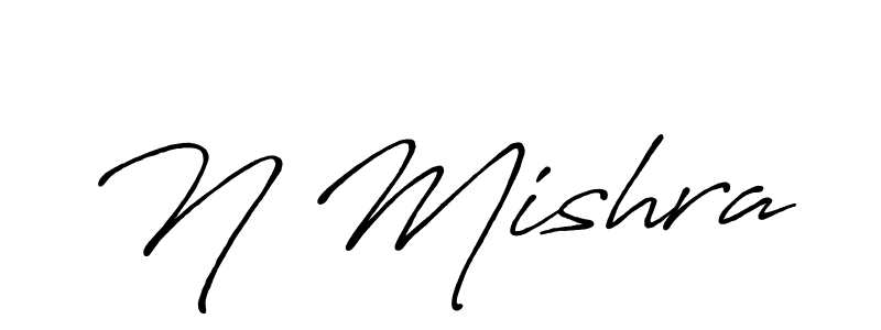 You should practise on your own different ways (Antro_Vectra_Bolder) to write your name (N Mishra) in signature. don't let someone else do it for you. N Mishra signature style 7 images and pictures png
