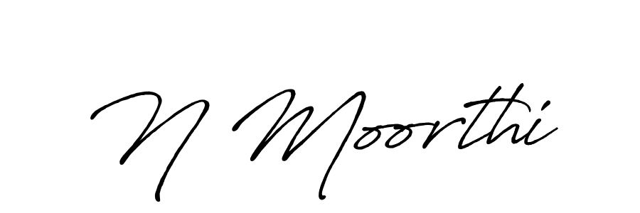 Also we have N Moorthi name is the best signature style. Create professional handwritten signature collection using Antro_Vectra_Bolder autograph style. N Moorthi signature style 7 images and pictures png