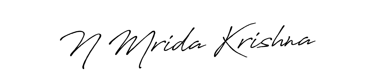 Once you've used our free online signature maker to create your best signature Antro_Vectra_Bolder style, it's time to enjoy all of the benefits that N Mrida Krishna name signing documents. N Mrida Krishna signature style 7 images and pictures png