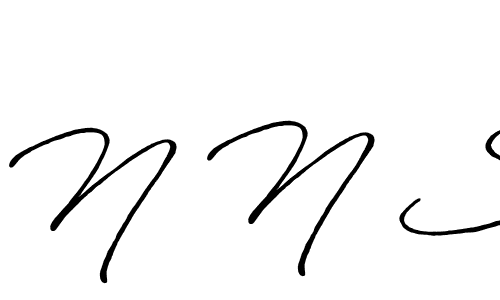 Also we have N N S name is the best signature style. Create professional handwritten signature collection using Antro_Vectra_Bolder autograph style. N N S signature style 7 images and pictures png