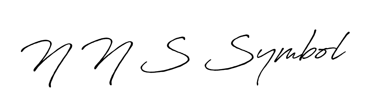 Similarly Antro_Vectra_Bolder is the best handwritten signature design. Signature creator online .You can use it as an online autograph creator for name N N S Symbol. N N S Symbol signature style 7 images and pictures png