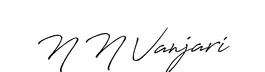 You should practise on your own different ways (Antro_Vectra_Bolder) to write your name (N N Vanjari) in signature. don't let someone else do it for you. N N Vanjari signature style 7 images and pictures png