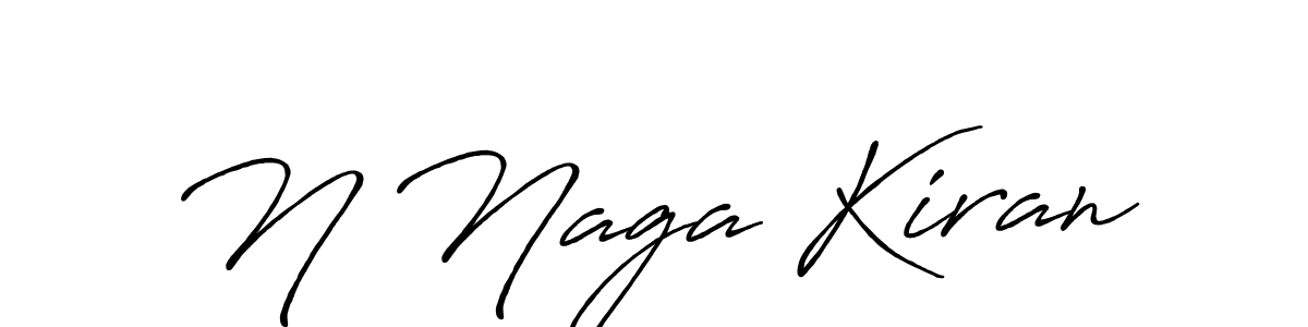 Also we have N Naga Kiran name is the best signature style. Create professional handwritten signature collection using Antro_Vectra_Bolder autograph style. N Naga Kiran signature style 7 images and pictures png