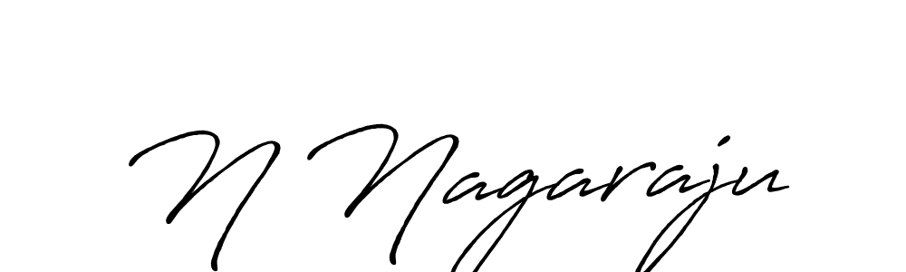 How to make N Nagaraju signature? Antro_Vectra_Bolder is a professional autograph style. Create handwritten signature for N Nagaraju name. N Nagaraju signature style 7 images and pictures png