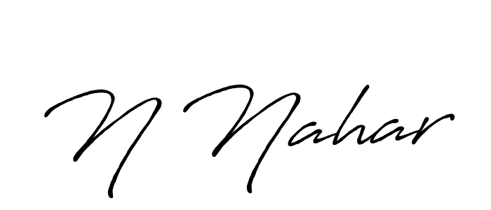 How to Draw N Nahar signature style? Antro_Vectra_Bolder is a latest design signature styles for name N Nahar. N Nahar signature style 7 images and pictures png