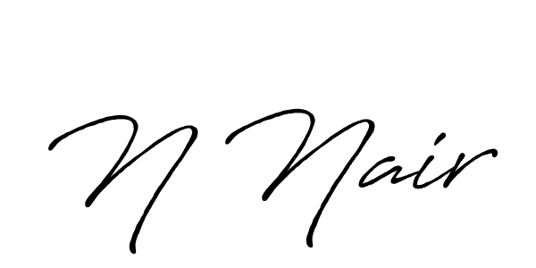 Antro_Vectra_Bolder is a professional signature style that is perfect for those who want to add a touch of class to their signature. It is also a great choice for those who want to make their signature more unique. Get N Nair name to fancy signature for free. N Nair signature style 7 images and pictures png