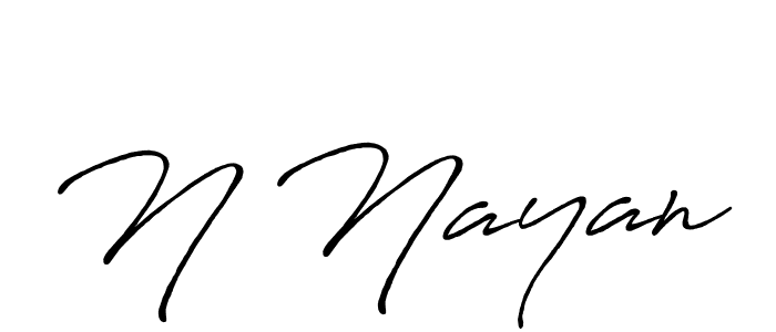 The best way (Antro_Vectra_Bolder) to make a short signature is to pick only two or three words in your name. The name N Nayan include a total of six letters. For converting this name. N Nayan signature style 7 images and pictures png