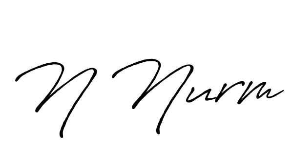 Once you've used our free online signature maker to create your best signature Antro_Vectra_Bolder style, it's time to enjoy all of the benefits that N Nurm name signing documents. N Nurm signature style 7 images and pictures png