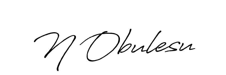 Make a beautiful signature design for name N Obulesu. Use this online signature maker to create a handwritten signature for free. N Obulesu signature style 7 images and pictures png