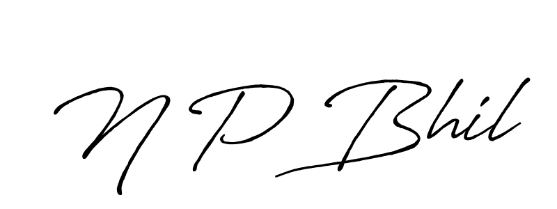 Similarly Antro_Vectra_Bolder is the best handwritten signature design. Signature creator online .You can use it as an online autograph creator for name N P Bhil. N P Bhil signature style 7 images and pictures png