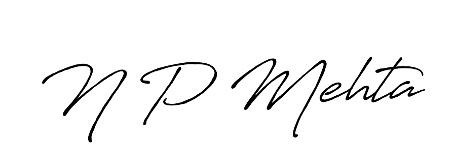 Similarly Antro_Vectra_Bolder is the best handwritten signature design. Signature creator online .You can use it as an online autograph creator for name N P Mehta. N P Mehta signature style 7 images and pictures png