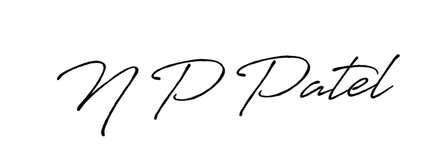 Similarly Antro_Vectra_Bolder is the best handwritten signature design. Signature creator online .You can use it as an online autograph creator for name N P Patel. N P Patel signature style 7 images and pictures png