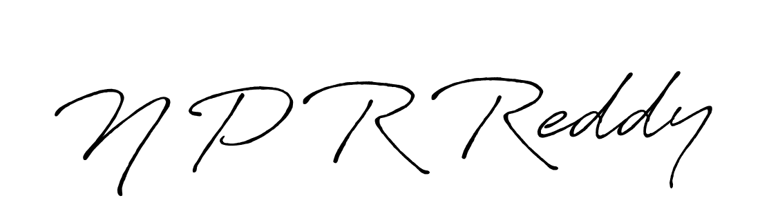 Also You can easily find your signature by using the search form. We will create N P R Reddy name handwritten signature images for you free of cost using Antro_Vectra_Bolder sign style. N P R Reddy signature style 7 images and pictures png