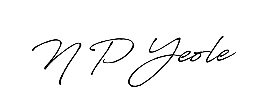 Make a beautiful signature design for name N P Yeole. Use this online signature maker to create a handwritten signature for free. N P Yeole signature style 7 images and pictures png