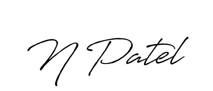 You should practise on your own different ways (Antro_Vectra_Bolder) to write your name (N Patel) in signature. don't let someone else do it for you. N Patel signature style 7 images and pictures png