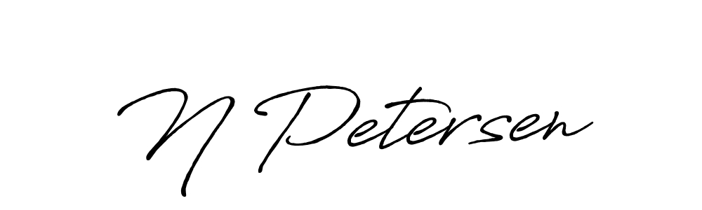 How to make N Petersen signature? Antro_Vectra_Bolder is a professional autograph style. Create handwritten signature for N Petersen name. N Petersen signature style 7 images and pictures png