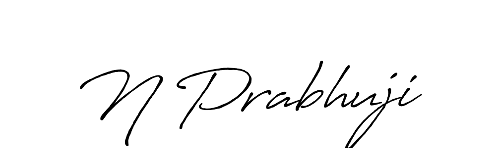 How to make N Prabhuji signature? Antro_Vectra_Bolder is a professional autograph style. Create handwritten signature for N Prabhuji name. N Prabhuji signature style 7 images and pictures png