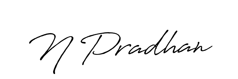 Make a beautiful signature design for name N Pradhan. Use this online signature maker to create a handwritten signature for free. N Pradhan signature style 7 images and pictures png