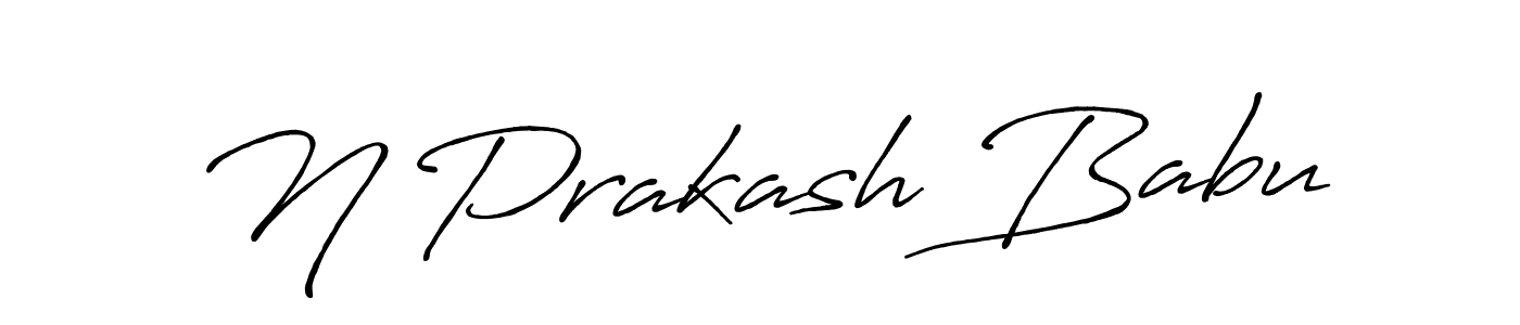 How to make N Prakash Babu signature? Antro_Vectra_Bolder is a professional autograph style. Create handwritten signature for N Prakash Babu name. N Prakash Babu signature style 7 images and pictures png