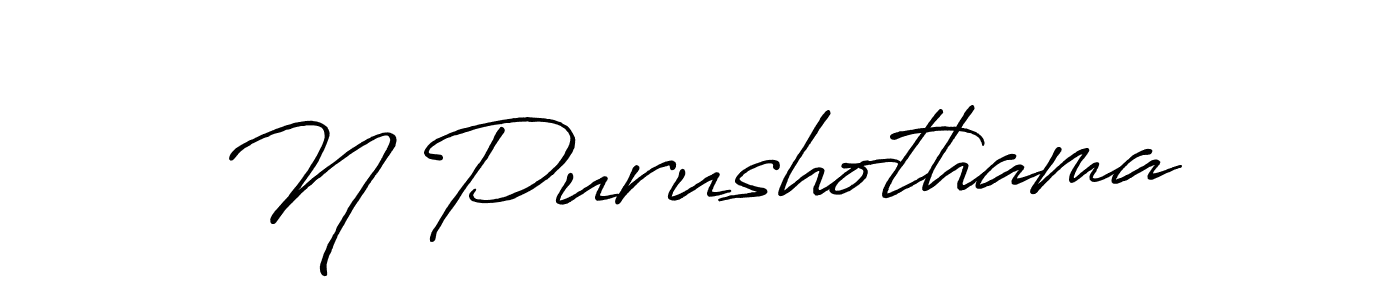 How to make N Purushothama signature? Antro_Vectra_Bolder is a professional autograph style. Create handwritten signature for N Purushothama name. N Purushothama signature style 7 images and pictures png