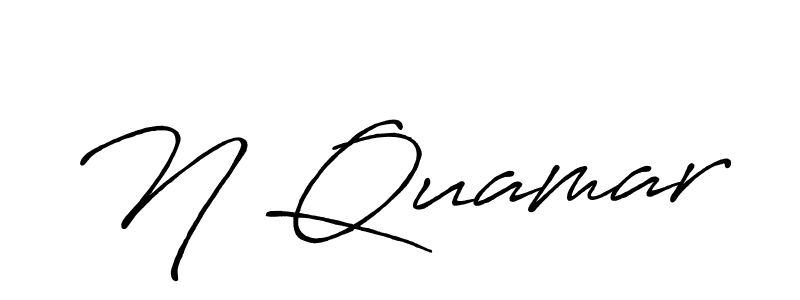 Similarly Antro_Vectra_Bolder is the best handwritten signature design. Signature creator online .You can use it as an online autograph creator for name N Quamar. N Quamar signature style 7 images and pictures png