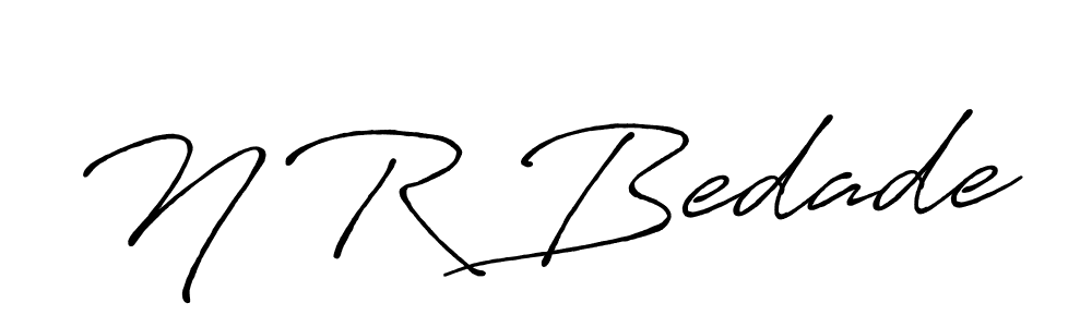 This is the best signature style for the N R Bedade name. Also you like these signature font (Antro_Vectra_Bolder). Mix name signature. N R Bedade signature style 7 images and pictures png