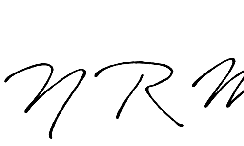 Once you've used our free online signature maker to create your best signature Antro_Vectra_Bolder style, it's time to enjoy all of the benefits that N R M name signing documents. N R M signature style 7 images and pictures png