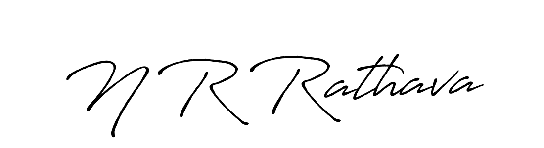 Make a beautiful signature design for name N R Rathava. Use this online signature maker to create a handwritten signature for free. N R Rathava signature style 7 images and pictures png