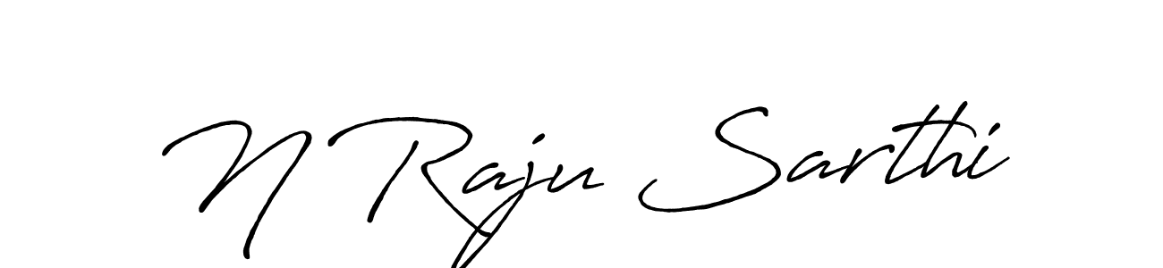 It looks lik you need a new signature style for name N Raju Sarthi. Design unique handwritten (Antro_Vectra_Bolder) signature with our free signature maker in just a few clicks. N Raju Sarthi signature style 7 images and pictures png