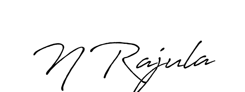 Similarly Antro_Vectra_Bolder is the best handwritten signature design. Signature creator online .You can use it as an online autograph creator for name N Rajula. N Rajula signature style 7 images and pictures png
