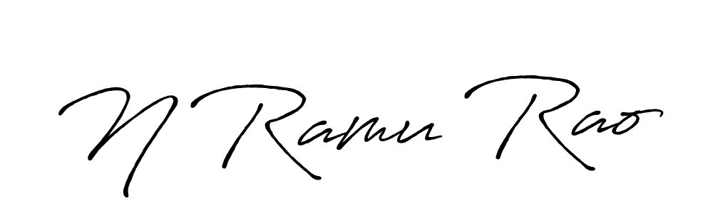 Make a beautiful signature design for name N Ramu Rao. Use this online signature maker to create a handwritten signature for free. N Ramu Rao signature style 7 images and pictures png