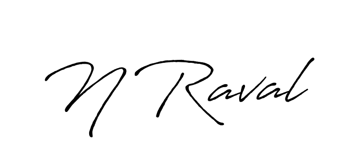 The best way (Antro_Vectra_Bolder) to make a short signature is to pick only two or three words in your name. The name N Raval include a total of six letters. For converting this name. N Raval signature style 7 images and pictures png