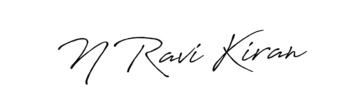 This is the best signature style for the N Ravi Kiran name. Also you like these signature font (Antro_Vectra_Bolder). Mix name signature. N Ravi Kiran signature style 7 images and pictures png