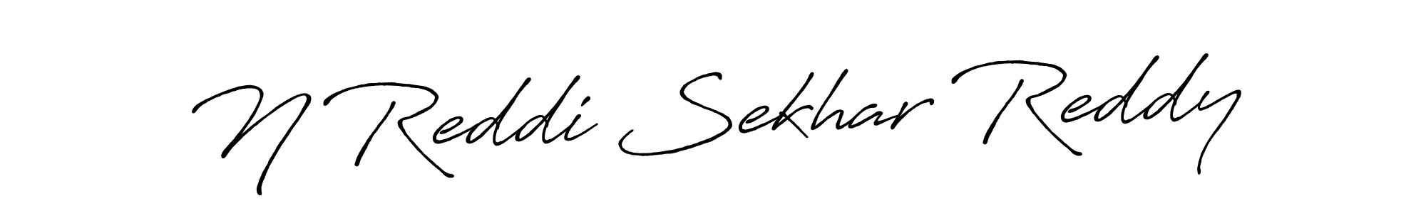 Use a signature maker to create a handwritten signature online. With this signature software, you can design (Antro_Vectra_Bolder) your own signature for name N Reddi Sekhar Reddy. N Reddi Sekhar Reddy signature style 7 images and pictures png