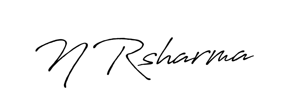 Also we have N Rsharma name is the best signature style. Create professional handwritten signature collection using Antro_Vectra_Bolder autograph style. N Rsharma signature style 7 images and pictures png