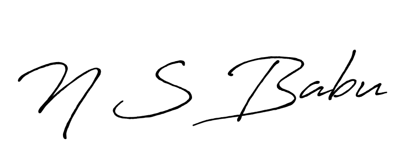 Here are the top 10 professional signature styles for the name N S Babu. These are the best autograph styles you can use for your name. N S Babu signature style 7 images and pictures png
