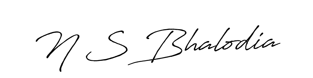 How to Draw N S Bhalodia signature style? Antro_Vectra_Bolder is a latest design signature styles for name N S Bhalodia. N S Bhalodia signature style 7 images and pictures png