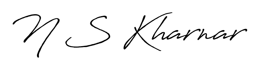 Personalize your online presence with N S Kharnar signature rendered in elegant Antro_Vectra_Bolder font. Great for website footers and blogs. N S Kharnar signature style 7 images and pictures png